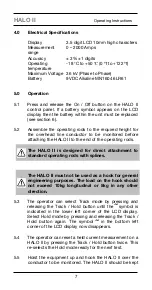 Preview for 7 page of Seaward HALO II Operating Instructions Manual