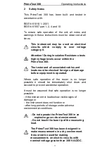 Preview for 15 page of Seaward PrimeTest 300 Operating Instructions Manual