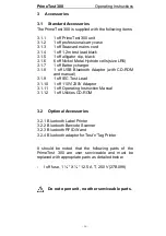 Preview for 16 page of Seaward PrimeTest 300 Operating Instructions Manual