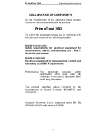 Preview for 13 page of Seaward PrimeTest 350 Operating Instructions Manual