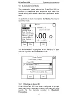 Preview for 69 page of Seaward PrimeTest 350 Operating Instructions Manual