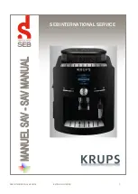 SEB Krups EA8200 Manual предпросмотр