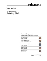 Preview for 1 page of sebaKMT Sebalog GT-3 User Manual