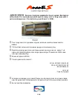 Предварительный просмотр 20 страницы Sebart Avanti S XXL Instruction Manual