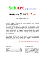 Предварительный просмотр 1 страницы Sebart Katana S 50E V.2 Assembly Manual