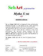 Sebart Mytho S 50E ARF Assembly Manual предпросмотр