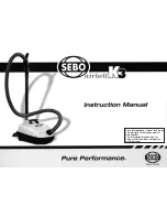 Sebo Airbelt K3 Instruction Manual предпросмотр