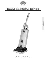 Sebo essential G1 User Manual предпросмотр