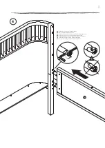 Предварительный просмотр 13 страницы sebra Baby & Junior Bed Assembly Instructions Manual