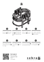 Предварительный просмотр 8 страницы sebra dolls Bed Assembly Instructions Manual