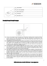 Предварительный просмотр 2 страницы SEBSON 3 X TOUCH SPOT A User Manual