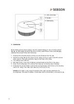 Предварительный просмотр 6 страницы SEBSON 522-002 Operating Instructions Manual