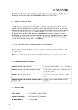 Предварительный просмотр 8 страницы SEBSON 522-002 Operating Instructions Manual