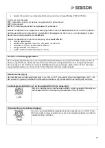 Preview for 22 page of SEBSON AC SENSOR B Manual