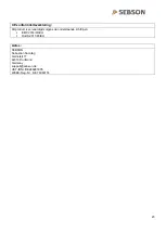 Предварительный просмотр 23 страницы SEBSON BWM ALARM B Manual
