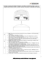 Preview for 4 page of SEBSON BWM OUTD W User Manual