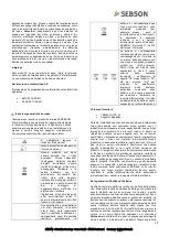 Preview for 12 page of SEBSON BWM OUTD W User Manual