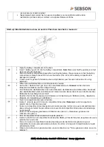 Preview for 4 page of SEBSON BWM_ALARM_B User Manual