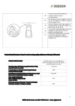 Preview for 4 page of SEBSON CAMP LED 8W User Manual