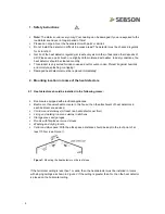 Preview for 3 page of SEBSON GS403 Operating Instructions Manual