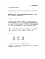 Preview for 9 page of SEBSON GS403 Operating Instructions Manual