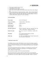 Preview for 10 page of SEBSON GS412 Operating Instructions Manual