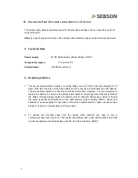 Preview for 7 page of SEBSON GS506G Operating Instructions Manual