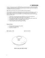 Preview for 2 page of SEBSON GS558 Operating Instructions Manual