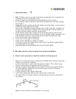 Preview for 3 page of SEBSON GS558 Operating Instructions Manual