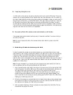 Preview for 7 page of SEBSON GS558 Operating Instructions Manual