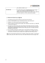 Preview for 10 page of SEBSON GS810 Operating Instructions Manual