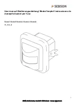 SEBSON IR_WAL_B User Manual preview