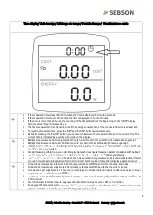 Preview for 6 page of SEBSON POWER METER A User Manual