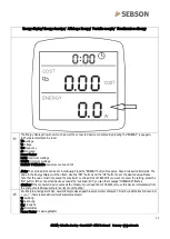 Preview for 11 page of SEBSON POWER METER A User Manual