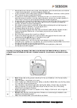 Preview for 4 page of SEBSON SC_KIT_B User Manual