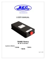 Предварительный просмотр 1 страницы SEC America 700HS Series User Manual