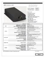 Предварительный просмотр 7 страницы SEC America 700HS Series User Manual