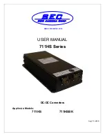 SEC 711HS Series User Manual предпросмотр