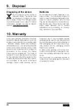 Preview for 26 page of Seca 242 Instruction Manual And Guarantee