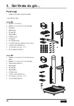 Preview for 76 page of Seca 242 Instruction Manual And Guarantee