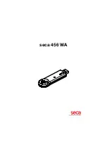 Preview for 1 page of Seca 456 WA Instruction Manual And Guarantee