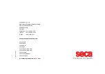 Preview for 8 page of Seca colorata 760 User Manual