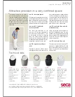 Preview for 2 page of Seca medica 761 Product Sheet