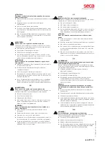 Preview for 5 page of Seca Robusta 813 bt Instructions For Use Manual