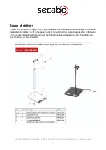 Предварительный просмотр 5 страницы Secabo 109.510.200 Instruction Manual