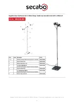 Предварительный просмотр 8 страницы Secabo 109.510.200 Instruction Manual