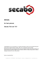 Secabo TC5 Smart Manual preview