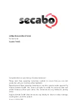 Предварительный просмотр 1 страницы Secabo TMUG Operating Instructions Manual