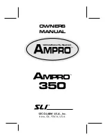 SECO-LARM AMPRO 350 Owner'S Manual preview