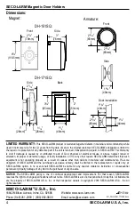 Preview for 4 page of SECO-LARM DH-151SQ Manual